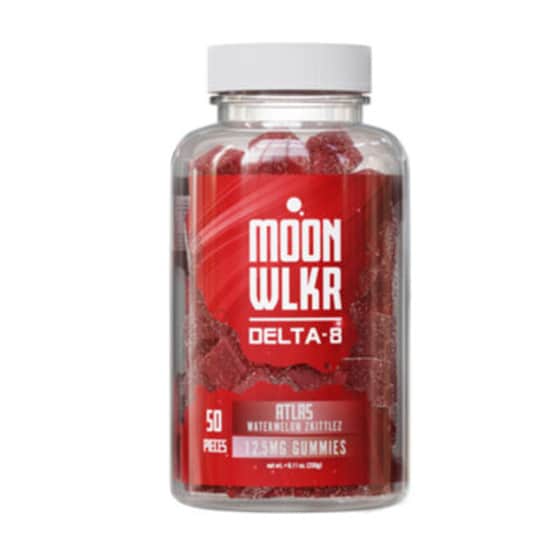 MoonWLKR - Delta 8 Edible - Atlas Gummies - Watermelon Zkittlez - 625mg