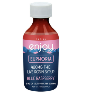 Enjoy Hemp - D9 Drink - Sativa Euphoria Blue Raspberry - 420mg