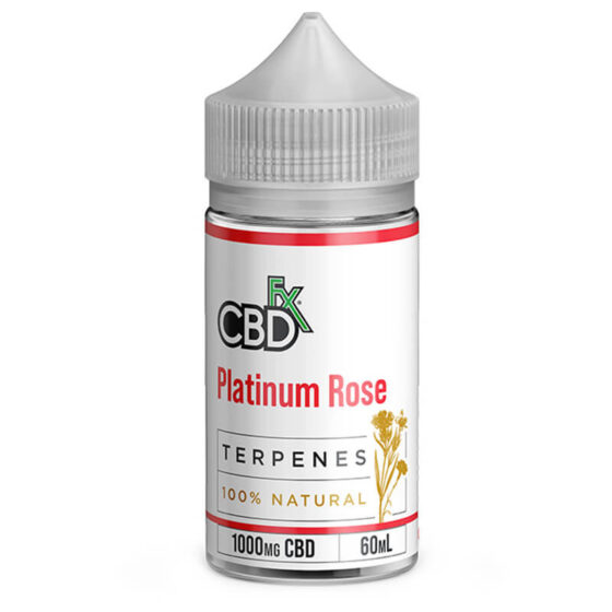 CBDfx - CBD Terpenes Oil - Platinum Rose Vape Juice - 1000mg