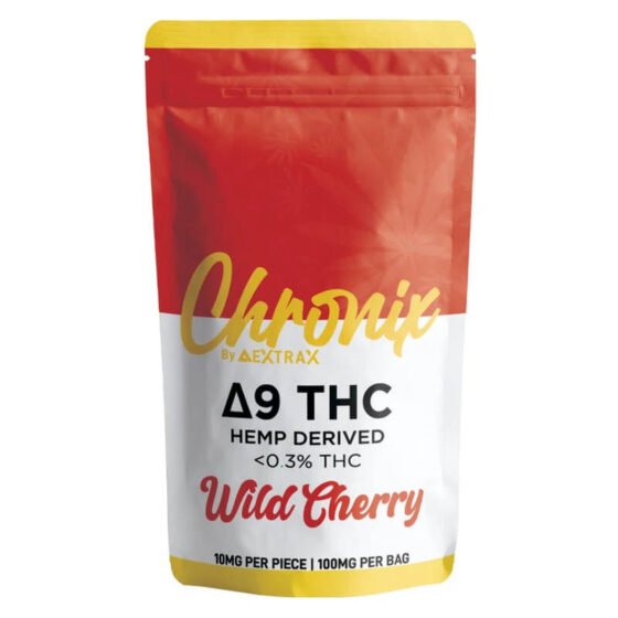 CHRONIX by Delta Extrax - Delta 9 Edible - Wild Cherry Gummies - 100mg