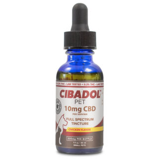 Full Spectrum CBD Oil for Dogs - Chicken Flavor - Cibadol