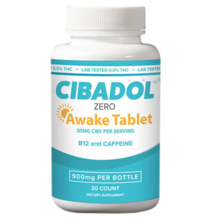 Cibadol ZERO - CBD Tablets - Awake Tablet with B12 + Caffeine - 900mg