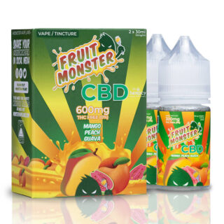 Fruit Monster CBD - CBD Vape - Mango Peach Guava - 600mg - 2400mg
