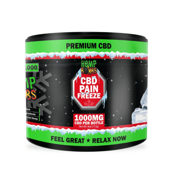 Hemp Bombs - CBD Topical - Pain Freeze Cream - 1000mg