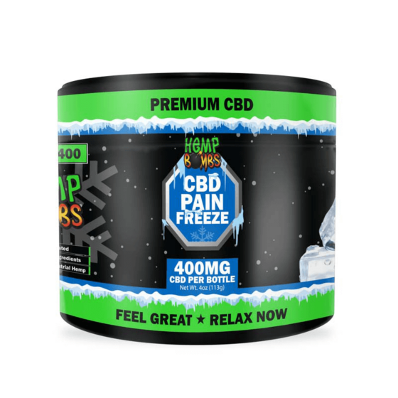 Hemp Bombs - CBD Topical - Pain Freeze Cream - 400mg