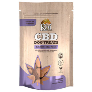 Koi CBD - CBD Pet Edible - Dog Treats - Blueberry & Sweet Potato - 5mg