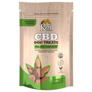 Koi CBD - CBD Pet Edible - Dog Treats - Green Apple & Peanut Butter - 5mg