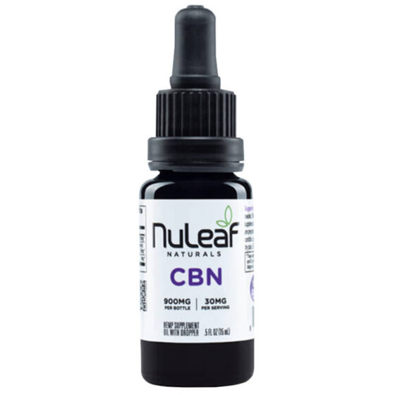 NuLeaf Naturals - CBD Tincture - Full Spectrum CBN Oil - 900mg