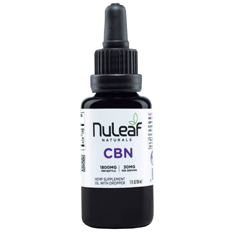 NuLeaf Naturals - CBD Tincture - Full Spectrum CBN Oil - 1800mg