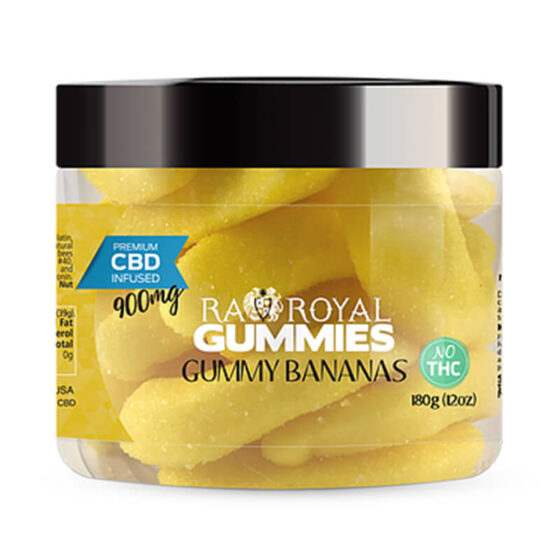 RA Royal CBD - CBD Edible - Gummy Bananas Gummies - 900mg