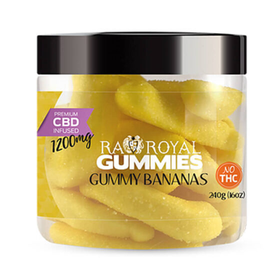RA Royal CBD - CBD Edible - Gummy Bananas Gummies - 1200mg
