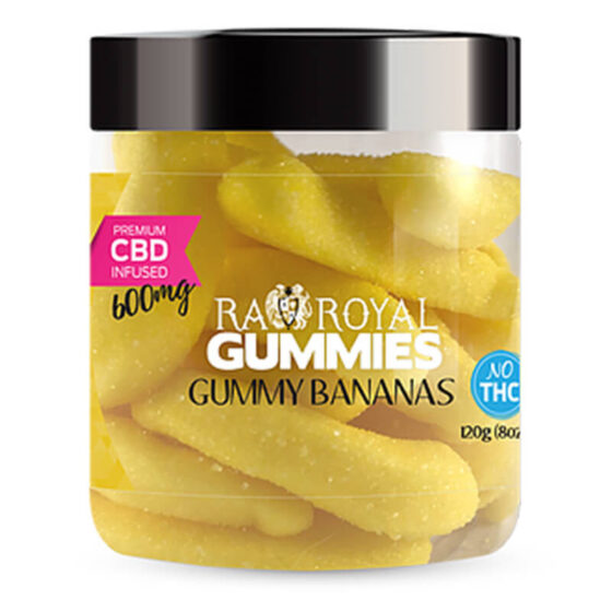 RA Royal CBD - CBD Edible - Gummy Bananas Gummies - 600mg