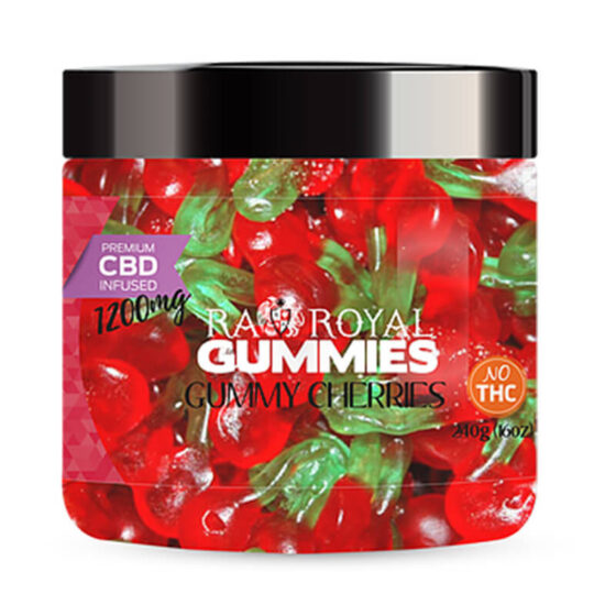 RA Royal CBD - CBD Edible - Gummy Cherries Gummies - 1200mg