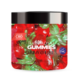 RA Royal CBD - CBD Edible - Gummy Cherries Gummies - 300mg