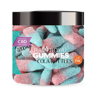 RA Royal CBD - CBD Edible - Cola Bottles Gummies - 1200mg