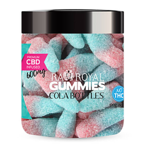 RA Royal CBD - CBD Edible - Cola Bottles Gummies - 600mg