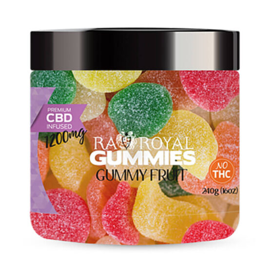 RA Royal CBD - CBD Edible - Gummy Fruit Gummies - 1200mg