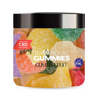 RA Royal CBD - CBD Edible - Gummy Fruit Gummies - 300mg