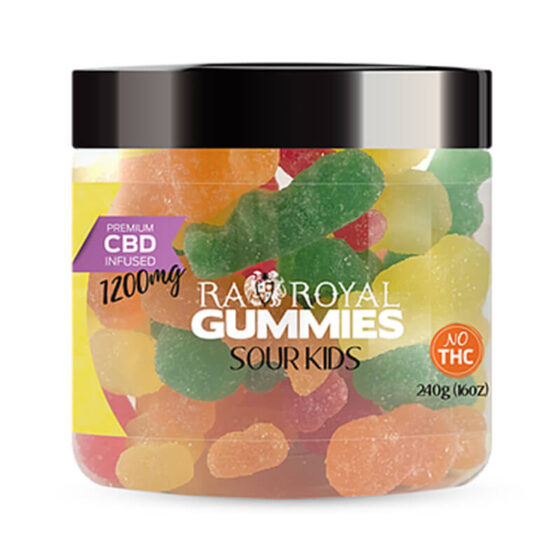 RA Royal CBD - CBD Edible - Sour Kids Gummies - 1200mg