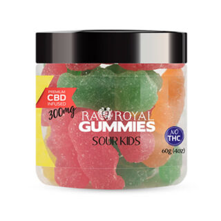 RA Royal CBD - CBD Edible - Sour Kids Gummies - 300mg
