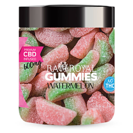 RA Royal CBD - CBD Edible - Watermelon Gummies - 600mg