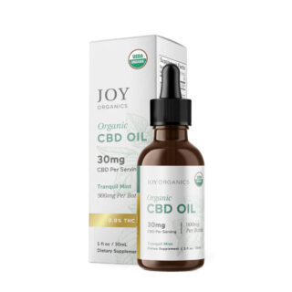 Joy Organics - CBD Tincture - Broad Spectrum Oil - Mint - 900mg