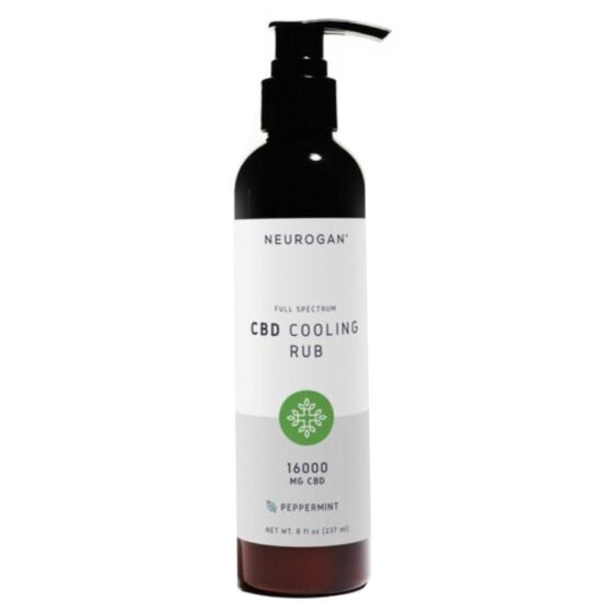 Neurogan, Inc. - CBD Topical - Full Spectrum Cooling Muscle Rub- Peppermint - 16000mg