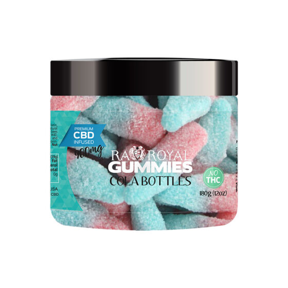 RA Royal CBD - CBD Edible - Cola Bottles Gummies - 900mg