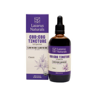 Full Spectrum CBD Oil Tincture with CBG - Lazarus Naturals