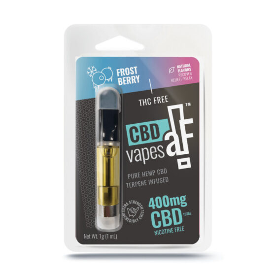 CBDaF! - CBD Vape - Isolate Cartridge - Frostberry - 1g - 400mg