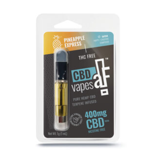 CBDaF! - CBD Vape - Isolate Cartridge - Pineapple Express - 1g - 400mg