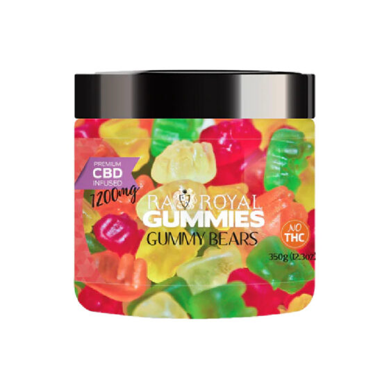 RA Royal CBD - CBD Edible - Gummy Bears - 1200mg