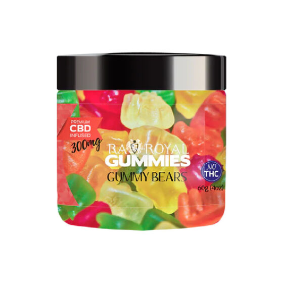 RA Royal CBD - CBD Edible - Gummy Bears - 300mg