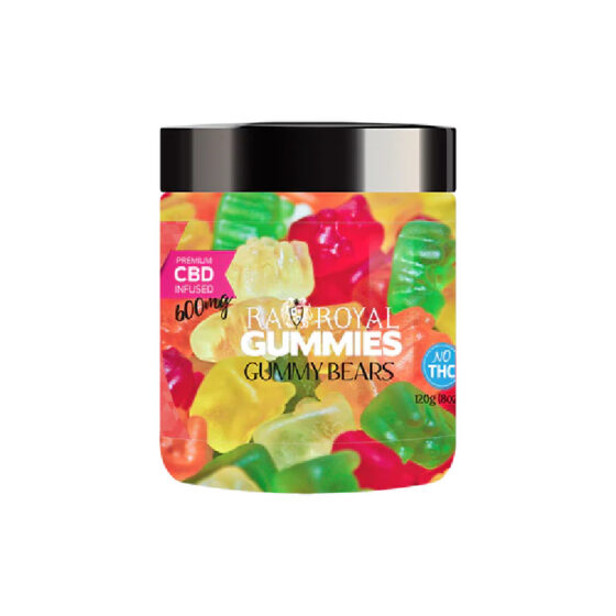 RA Royal CBD - CBD Edible - Gummy Bears - 600mg