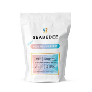 Seabedee - CBD Edible - Sour Neon Gummy Bears - 10mg
