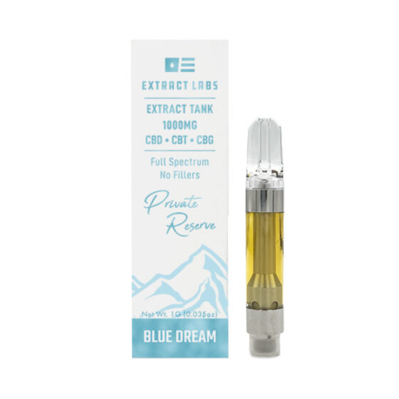 Extract Labs - CBD Vape - Private Reserve Extract Tank - Blue Dream - 1000mg