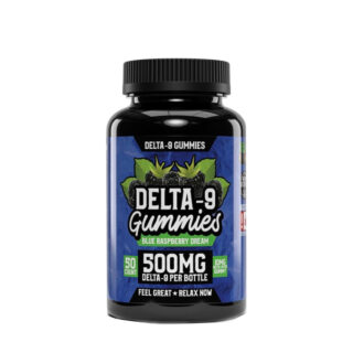 Hemp Bombs - Delta 9 Gummies - Blue Raspberry Dream - 500mg
