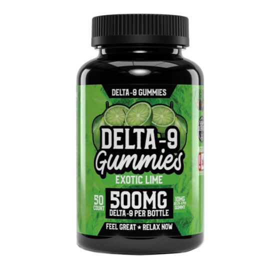 Hemp Bombs - Delta 9 Gummies - Exotic Lime - 500mg