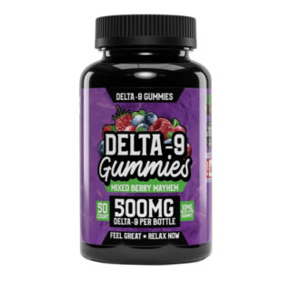 Hemp Bombs - Delta 9 Gummies - Mixed Berry Mayhem - 500mg