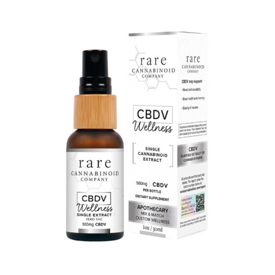 Rare Cannabinoid - CBDV Tincture - Wellness Oil - 500mg