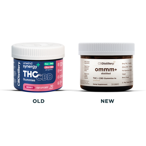 Unwind Synergy CBD + THC Gummies - Berry - CBDistillery