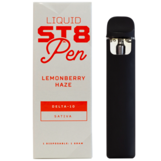 Liquid St8 – Disposable Vape Pen – Delta-10 – Lemonberry Haze