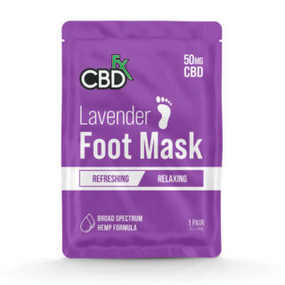 CBDfx - CBD Topical - Lavender Foot Mask - 50mg
