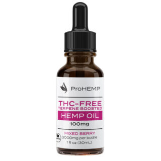 ProHEMP - CBD Tincture - THC-Free Hemp Extract - Mixed Berry - 3000mg