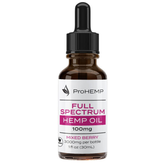 ProHEMP - THC Tincture - Full Spectrum Hemp Extract - Mixed Berry - 3000mg
