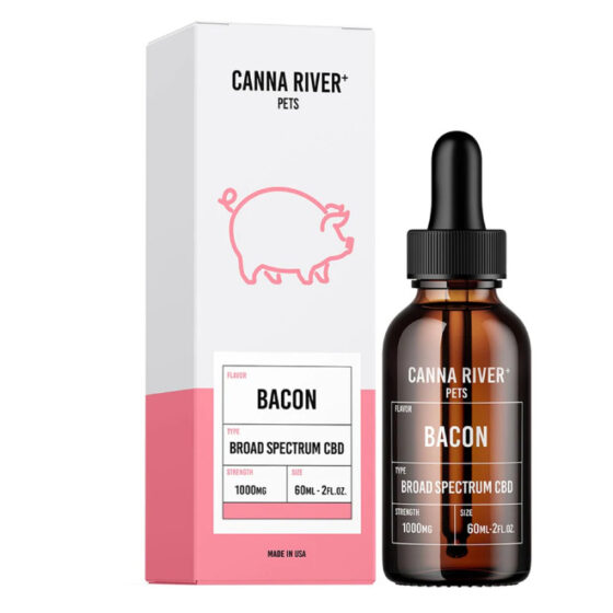 Canna River - CBD Pet Tincture - Broad Spectrum Bacon - 1000mg