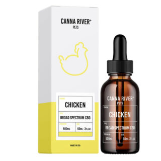 Canna River - CBD Pet Tincture - Broad Spectrum Chicken -500mg