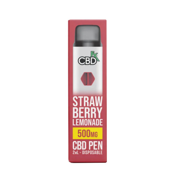 CBDfx - CBD Vape Pen - Strawberry Lemonade - 500mg