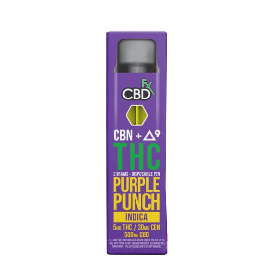 CBDfx - Delta 9 Disposable - Purple Punch Indica - 2 Grams