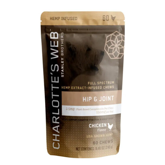 Charlottes Web - CBD Pet Edible - Full Spectrum Hip & Joint Chews - 2.5mg - 150mg